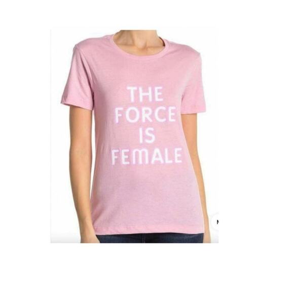 Rebecca‎ Minkoff "The Force is Female" T Shirt Size Small - Picture 1 of 9